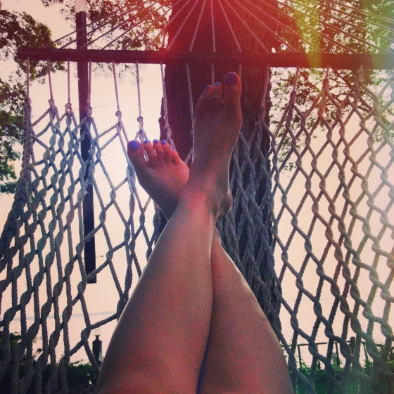 My favorite spot on the hammock. Introvert's paradise. (Photo: Abby O'Connor)